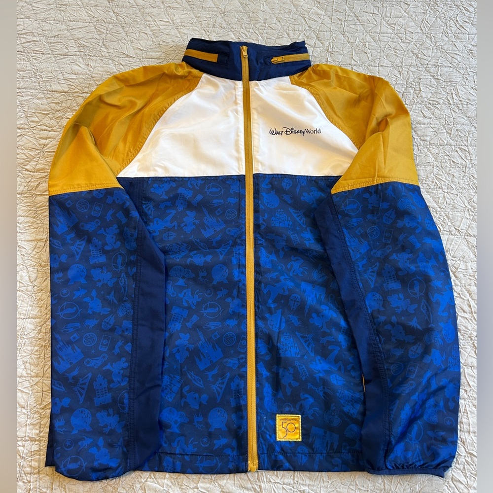 Disney’s 50th blue and gold windbreaker